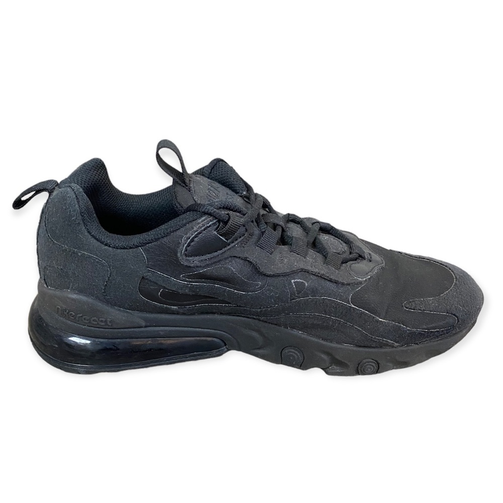 Nike Air Max 270 React Triple Black Sneakers Shoes